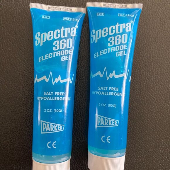 2X Spectra par12-02 Parker Laboratories 360 Electrode Gel, 2 Oz. Tube, Clear - Picture 1 of 5